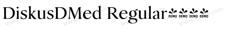 DiskusDMed Regular字体转换